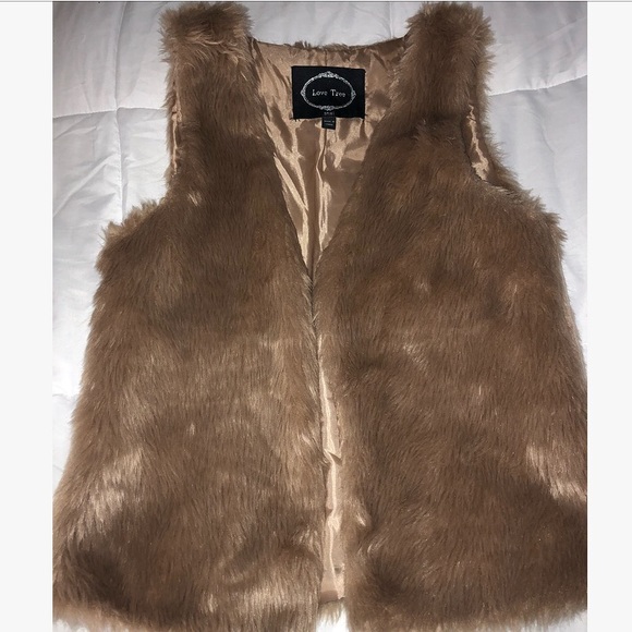 Love Tree Jackets & Blazers - Faux Fur Vest